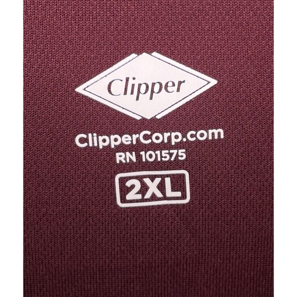 UPS Driver Uniform Employee Men’s 2XL Short Sleeve Maroon Work Polo Shirt - Picture 4 of 4